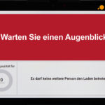Steinel Covid Eintritts-System Display rot