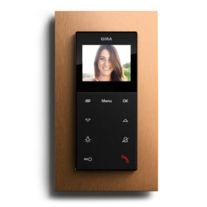 Gira Wohnungsstation-Video-AP-Bronze_Schwarz