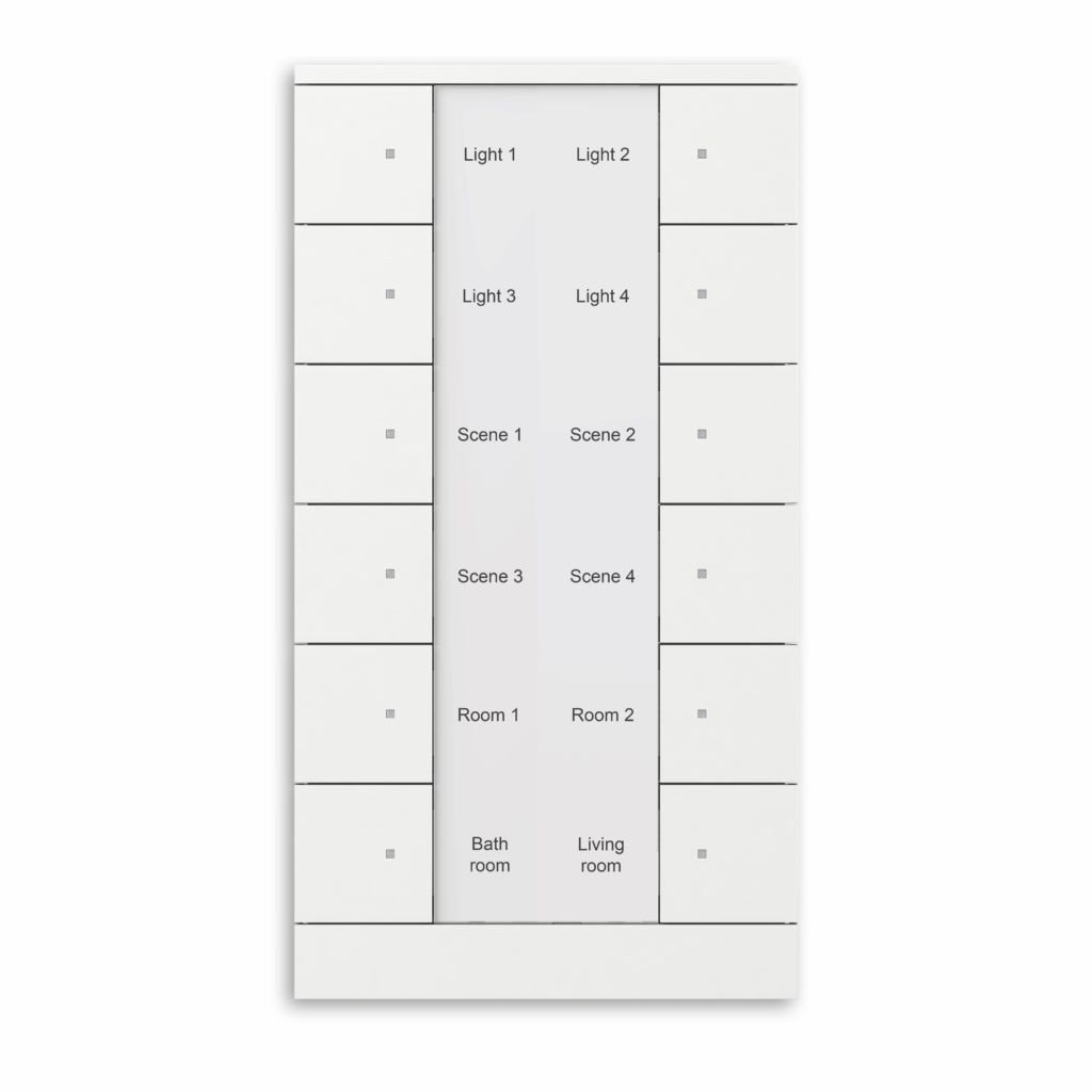 KNX Raumbediengerät in Weiß