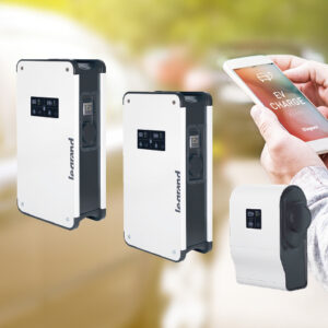 Ladesäulen und Smartphone