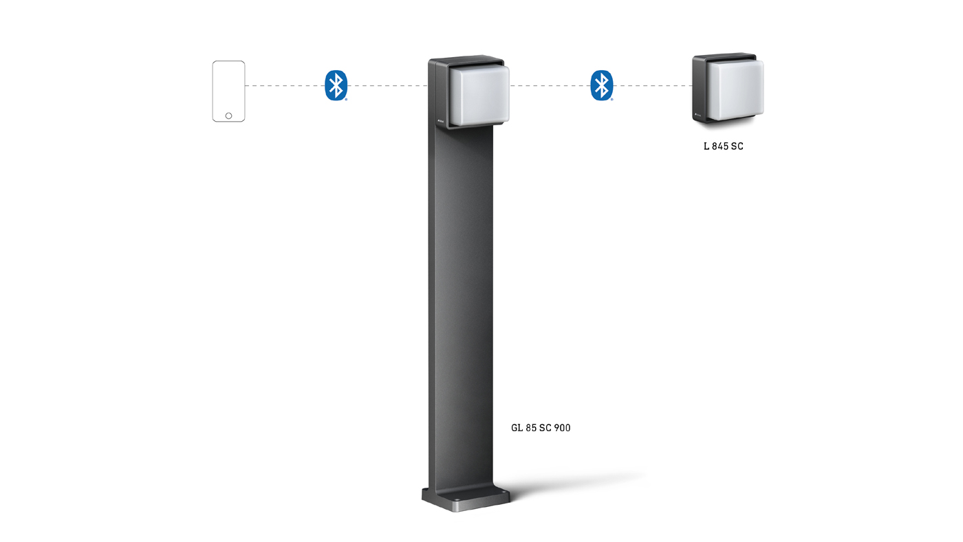 Die unterschiedlichen Varianten der Cube-Serie sind untereinander mittels App und Bluetooth vernetz- und steuerbar.