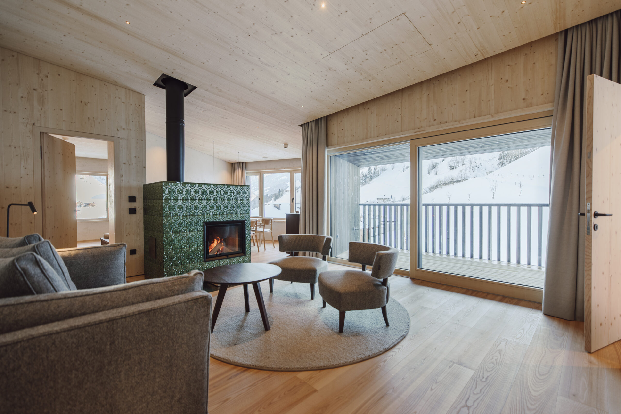 Moargut Wohnzimmer mit Kamin