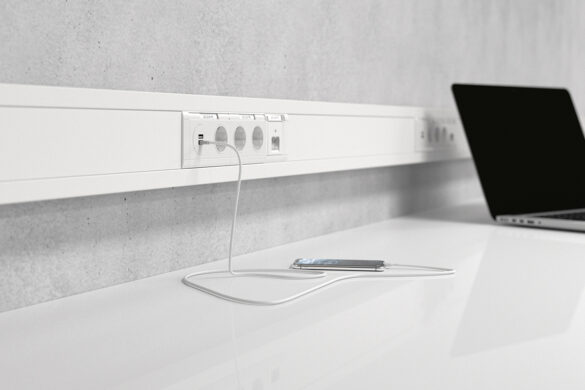 Hager USB-Kanalsteckdose