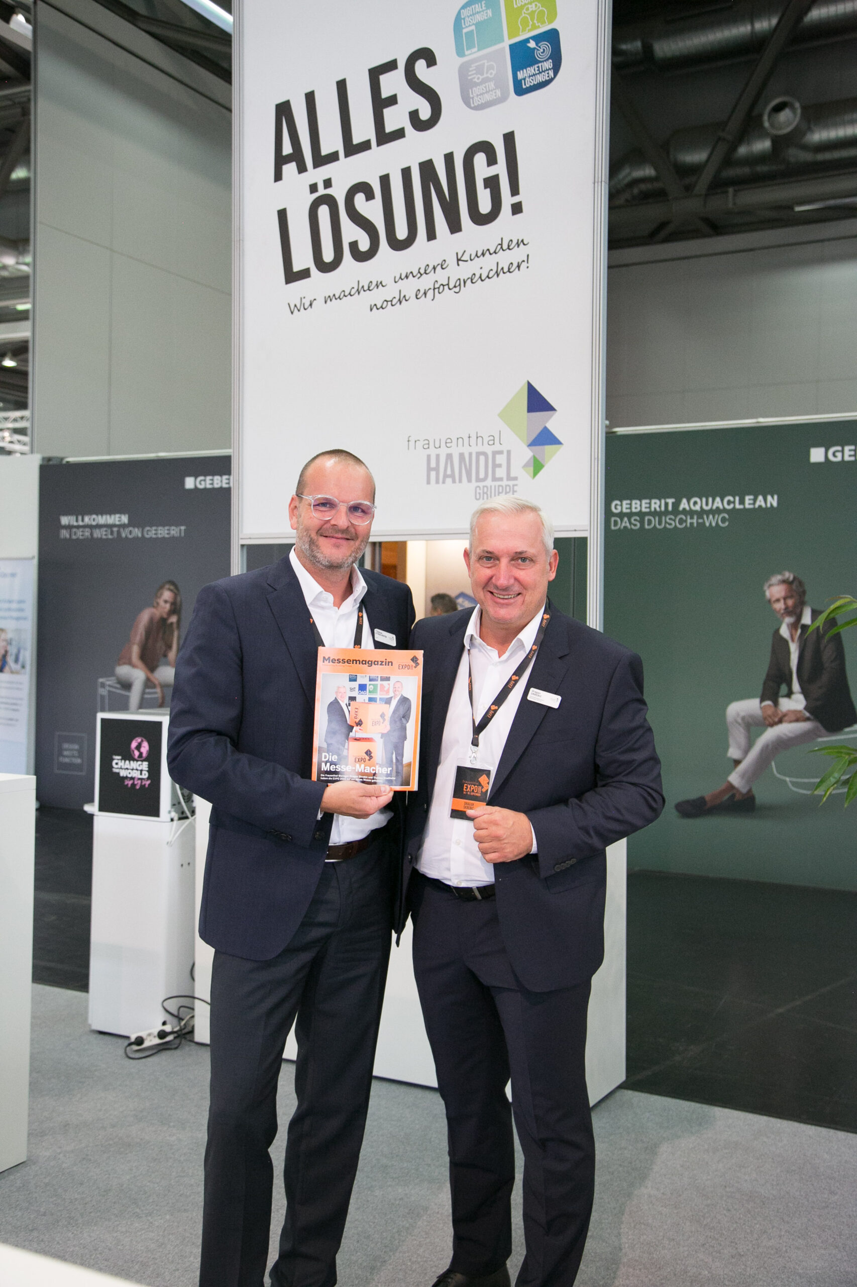 Der Vorstandsvorsitzende der Frauenthal Gruppe Thomas Stadlhofer (links) und Dragan Skrebic, Gesamtverantwortlicher Vertrieb & Marketing