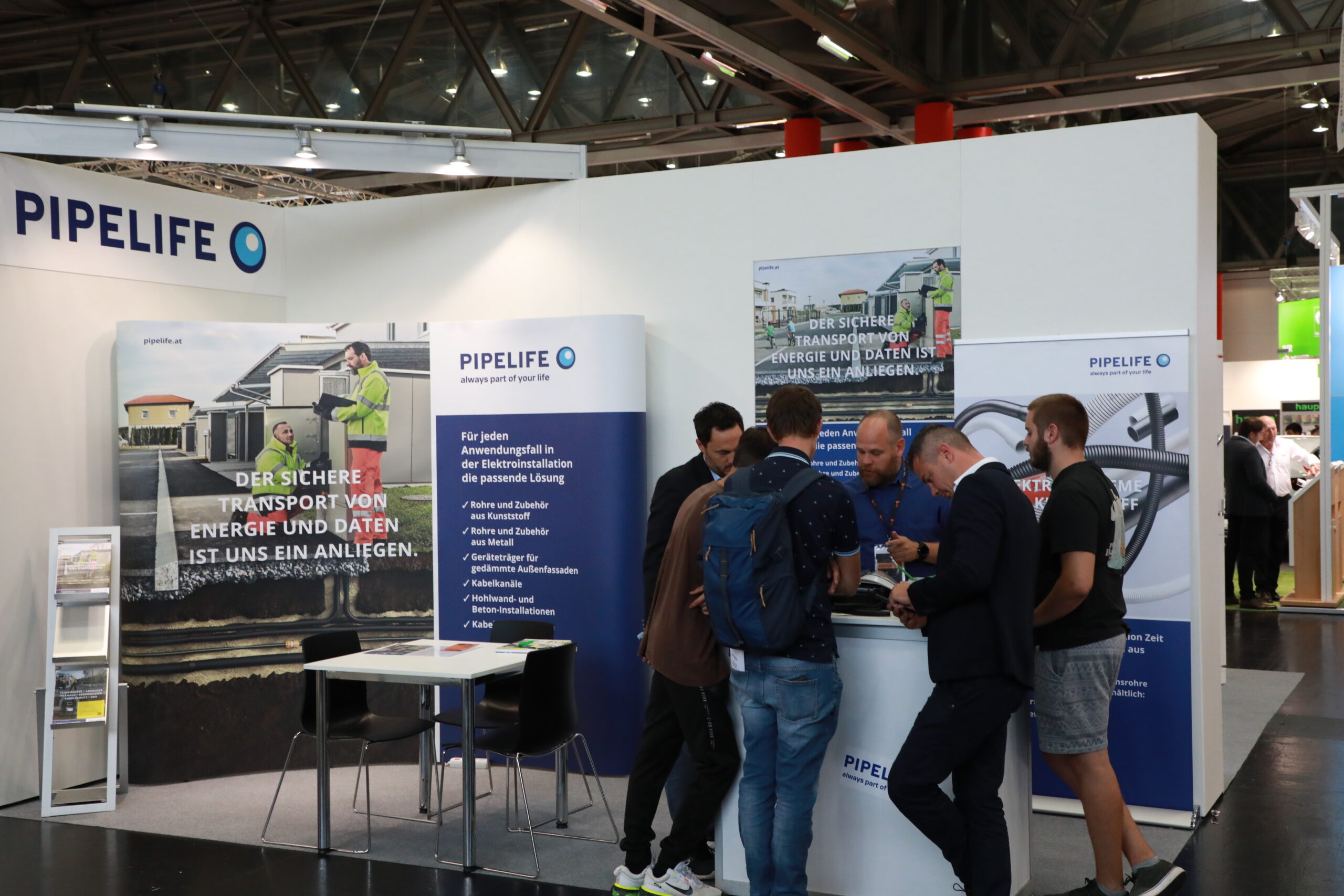 Stand von Pipelife bei der Frauenthal Expo
