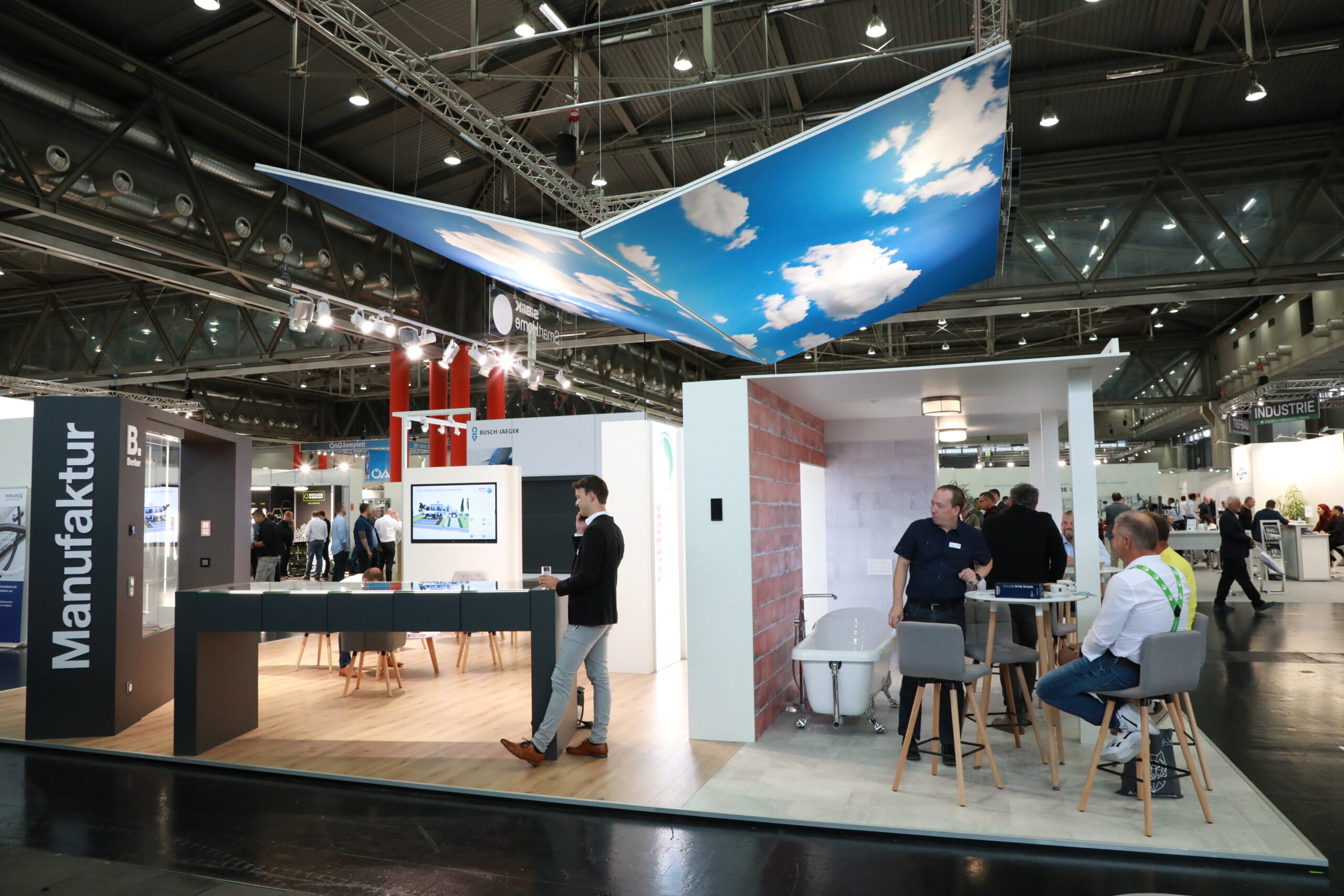 Stand von Busch-Jaeger bei der Frauenthal Expo