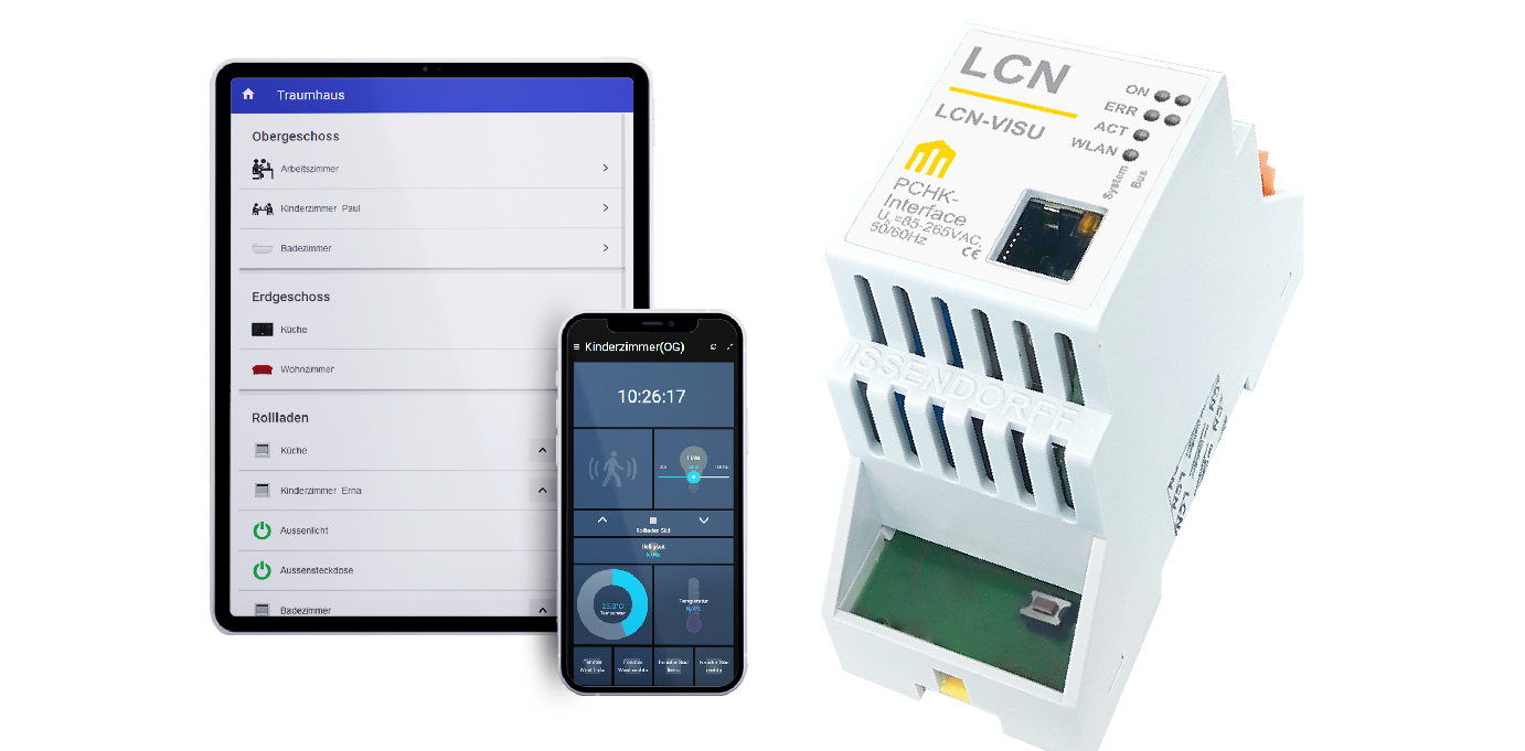 Komfortable Einrichtung der LCN-VISU mittels OpenHab zur Gebäudeautomation.