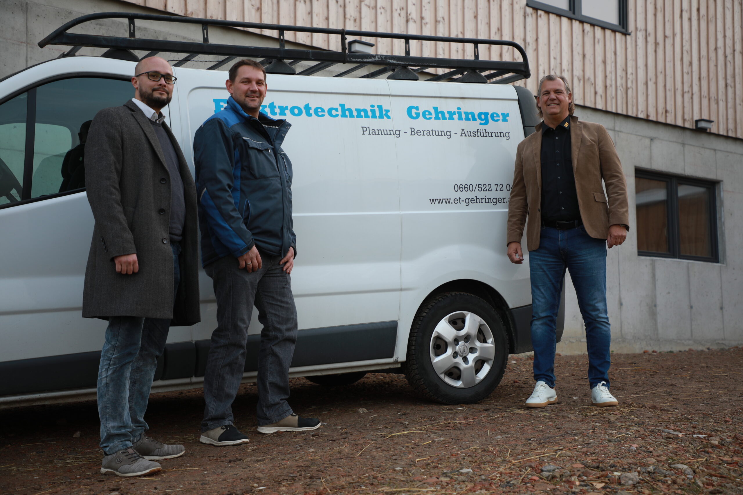 Lorenz Schweitzer, Alexander Gehringer und Robert Heiniker