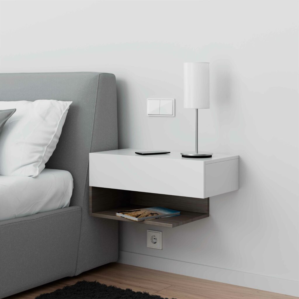 F100 2xWipptaster StDoSchuko Rwg Millieu Schlafzimmer Bett 11zon